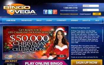 Bingo and Slots at Bingo Vega