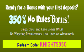 Bingo Knights No Rules Bonus