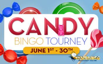 Candy Bingo Tourney on Cyber Bingo is Your Treat For June