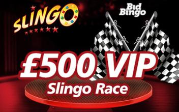 Join in with the Slingo Fun at Bid Bingo to Win a Share of £500!