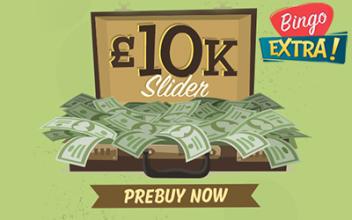 Extra Extra! Read all About Extra Bingo Promotions Including a £10K Slider Jackpot