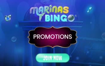 Dip Your Toe into a Tidal Wave of Promos at Marinas Bingo Starting with a Splashing Good Welcome Bonus!