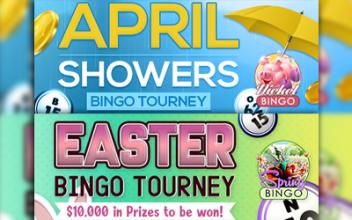 Cyber Bingo Has It All This Month; From April Showers to Eggsellent Tourneys