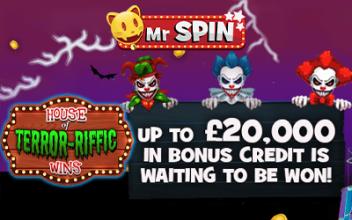 Terror-iffic New Slot and A Promo Packed with £20K in Bonus Credit