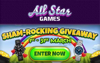 Bonus Spins and A £2K Luxury Watch Giveaway at All Star Games