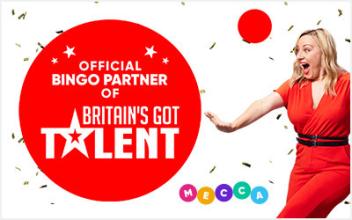 Exclusive Britain’s Got Talent Games/Prizes Only at Mecca Bingo
