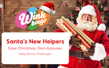 Help Santa and Save Christmas on Wink Bingo