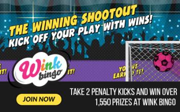 Win Up To 1,550 Wink Rewards In Penalty Shootout