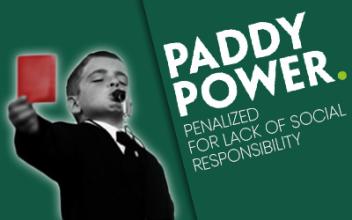 Paddy Power Penalized For Lack of Social Responsibility